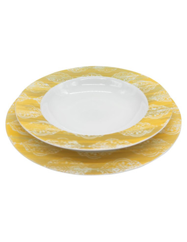 WEISSESTAL SERVIZIO PIATTI 48 PEZZI - ARAZZO