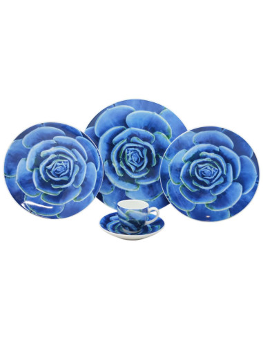 WEISSESTAL SERVIZIO PIATTI 48 PEZZI - NATURA