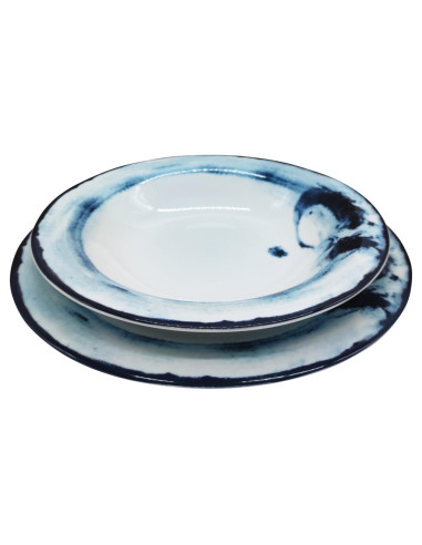 WEISSESTAL SERVIZIO PIATTI 48 PEZZI - OCEANO 