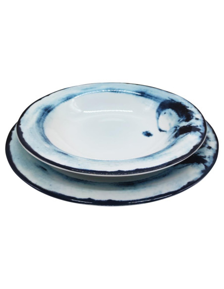 WEISSESTAL SERVIZIO PIATTI 48 PEZZI - OCEANO 