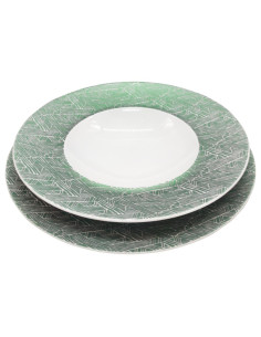WEISSESTAL SERVIZIO PIATTI 48 PEZZI - STYLE EMERALD 2