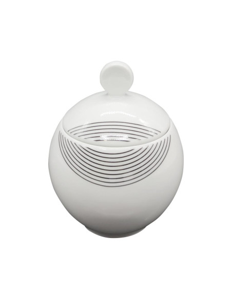 WEISSESTAL SERVIZIO PIATTI 53 PEZZI - TRALI BLACK