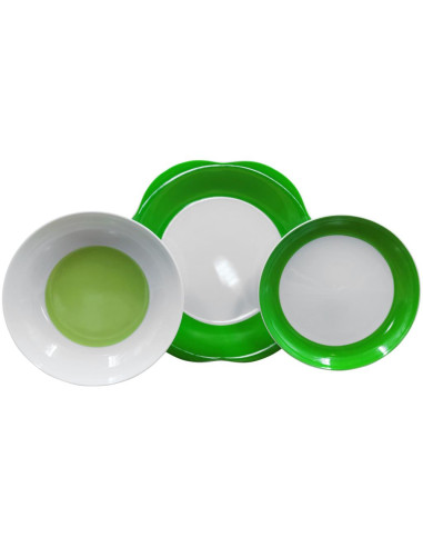 WEISSESTAL SERVIZIO PIATTI 54 PEZZI - GARDEN