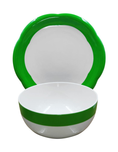 WEISSESTAL SERVIZIO PIATTI 54 PEZZI - GARDEN