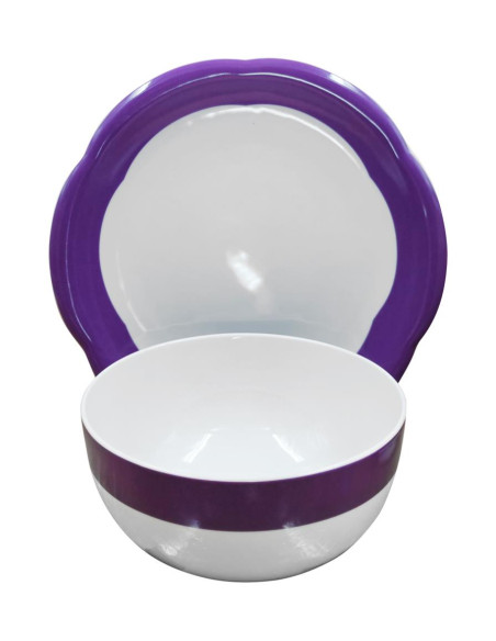 WEISSESTAL SERVIZIO PIATTI 59 PEZZI - GARDEN