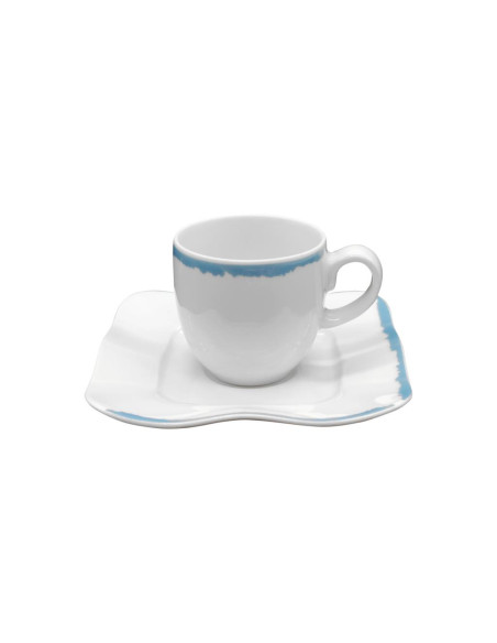 WEISSESTAL SERVIZIO PIATTI 59 PEZZI - RUVIA BLUETTE