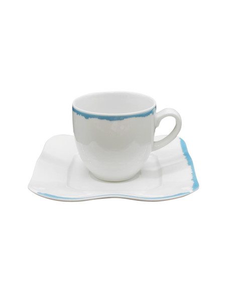 WEISSESTAL SERVIZIO PIATTI 59 PEZZI - RUVIA BLUETTE