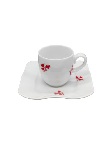 WEISSESTAL SET 6 TAZZE CAFFE CON PIATTINO - OLA