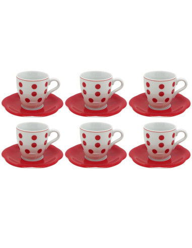WEISSESTAL SET 6 TAZZE CAFFE CON PIATTINO - WARY