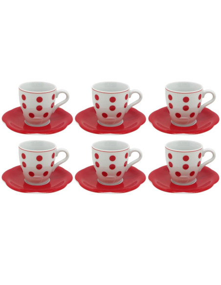 WEISSESTAL SET 6 TAZZE CAFFE CON PIATTINO - WARY