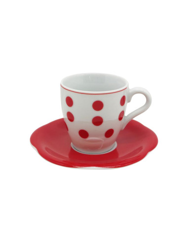 WEISSESTAL SET 6 TAZZE CAFFE CON PIATTINO - WARY