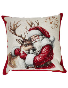 EMILY CUSCINO ARREDO NATALIZO 45 X 45 CM DOUBLE FACE -... 2