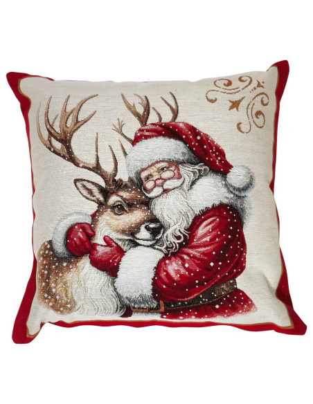 EMILY CUSCINO ARREDO NATALIZO 45 X 45 CM DOUBLE FACE - NATALIE