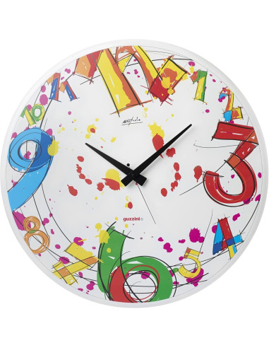 GUZZINI OROLOGIO DA PARETE Ø 60 CM - NUMBER TIME