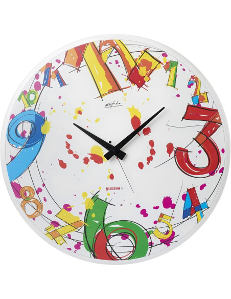 GUZZINI OROLOGIO DA PARETE Ø 60 CM - NUMBER TIME
