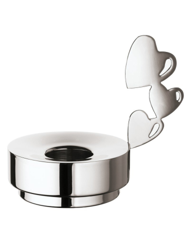 SAMBONET PORTACANDELA CUORE - PARTY INOX