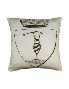 TRUSSARDI CUSCINO ARREDO IN RASO DI COTONE