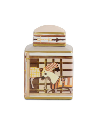 BACI MILANO VASO H22 CM - HORSES