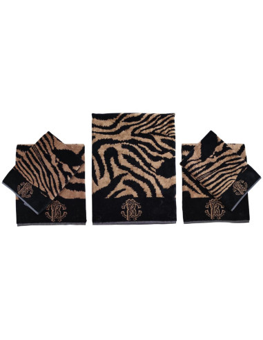 ROBERTO CAVALLI COMPLETO BAGNO 6 PEZZI - ZEBRA