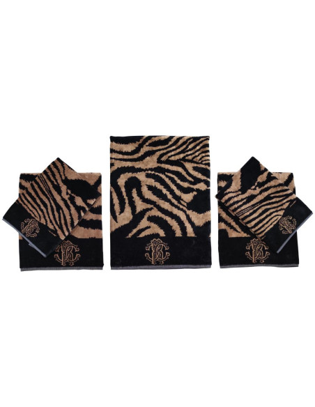 ROBERTO CAVALLI COMPLETO BAGNO 6 PEZZI - ZEBRA