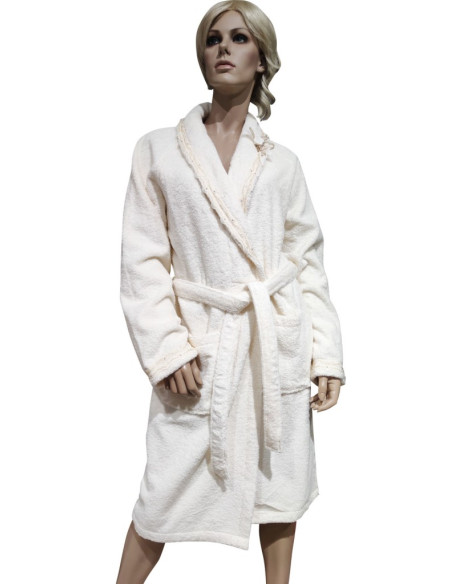 DOMUS COMPLETO BAGNO 6 PEZZI IN SPUGNA CON PIZZO