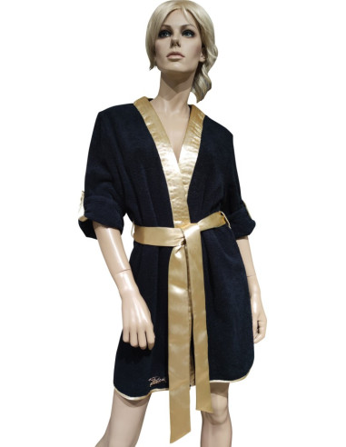 CESARE PACIOTTI ACCAPPATOIO A KIMONO - GOLD CARPET