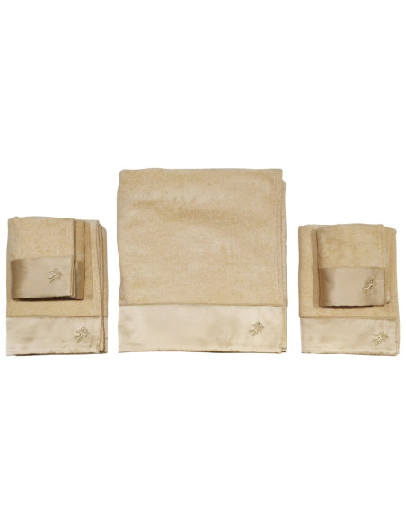 LUNA DI DIORNO COMPLETO BAGNO 6 PEZZI IN SPUGNA - RASO