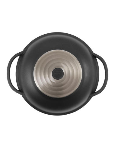 BERNDES WOK CON COPERCHIO IN VETRO Ø 32 CM