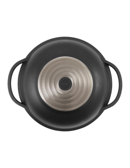 BERNDES WOK CON COPERCHIO IN VETRO Ø 32 CM
