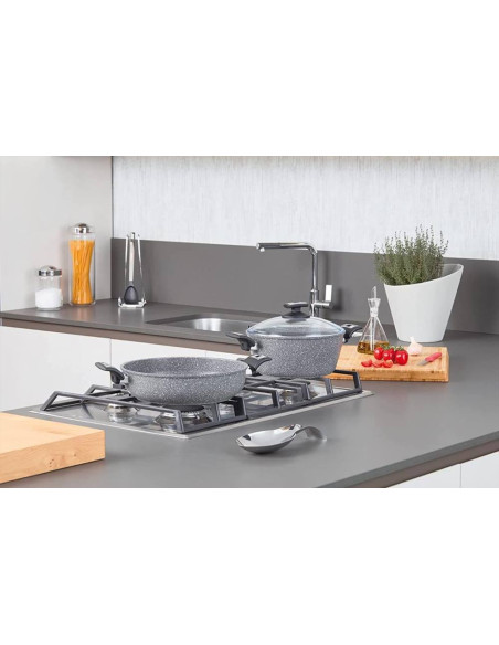 GIANNINI CASSERUOLA 2 MANICI 24 CM - LA PIETRA DI GIANNINI