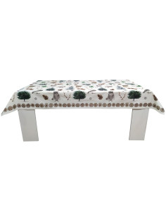 TAG HOUSE TOVAGLIA NATALIZIA IN COTONE STAMPATO