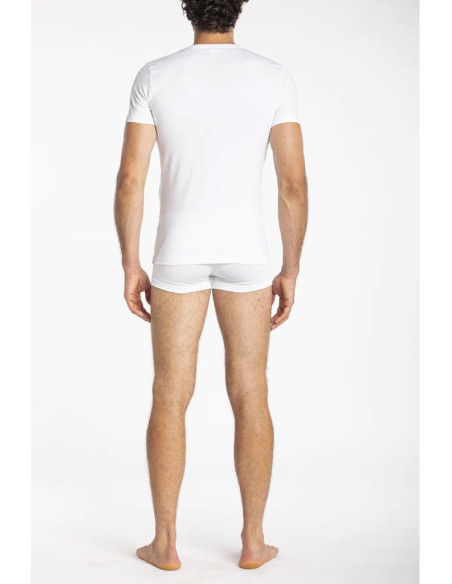 JULIPET MAGLIETTA MEZZA MANICA UOMO SCOLLO A V IN JERSEY DI COTONE ELATICIZZATO - ISEPPI