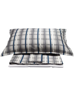 TRUSSARDI COMPLETO LENZUOLA MATRIMONIALE -  LIGHT TARTAN 2