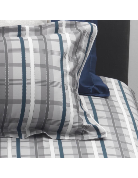 TRUSSARDI COMPLETO LENZUOLA MATRIMONIALE -  LIGHT TARTAN