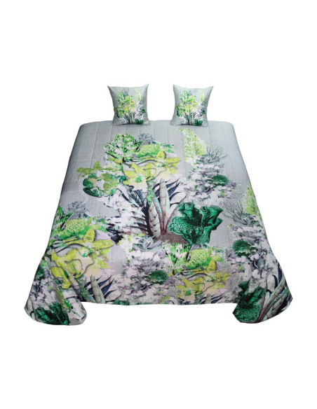 ROBERTO CAVALLI TRAPUNTINO MATRIMONIALE CON CUSCINI ARREDO - UNDERSEA