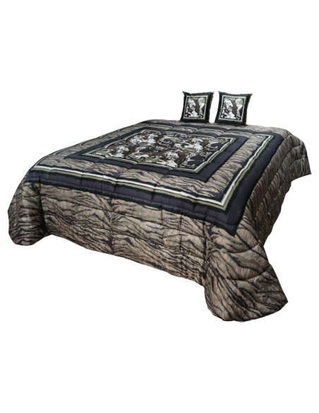 ROBERTO CAVALLI TRAPUNTA MATRIMONIALE CON 2 CUSCINI ARREDO - POP FELIX