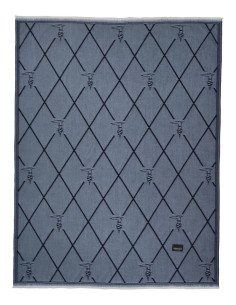 TRUSSARDI PLAID IN LANA 130 X 180 CM - YACHT