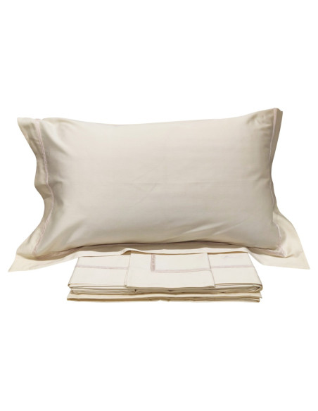 CESARE PACIOTTI COMPLETO LENZUOLA MATRIMONIALE IN RASO 100% COTONE - BOUDOIR