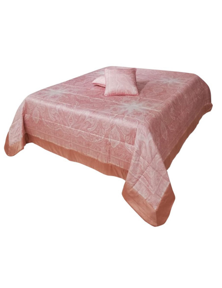 ETRO TRAPUNTINA MATRIMONIALE IN RASO 270 X 270 CM E 2 CUSCINI ARREDO