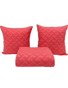 DAVID COPRILETTO MATRIMONIALE 270 X 270 CM CON CUSCINI...