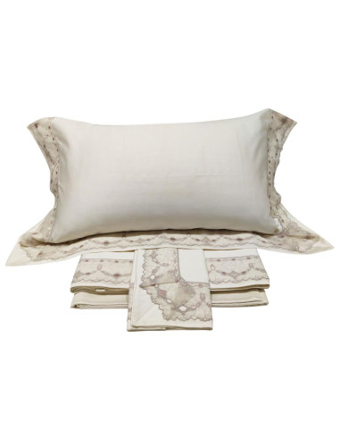 AGOSTINI COMPLETO LENZUOLA MATRIMONIALE IN RASO...