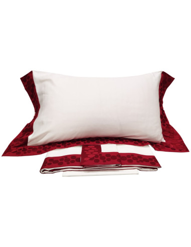 AGOSTINI COMPLETO LENZUOLA MATRIMONIALE IN RASO...