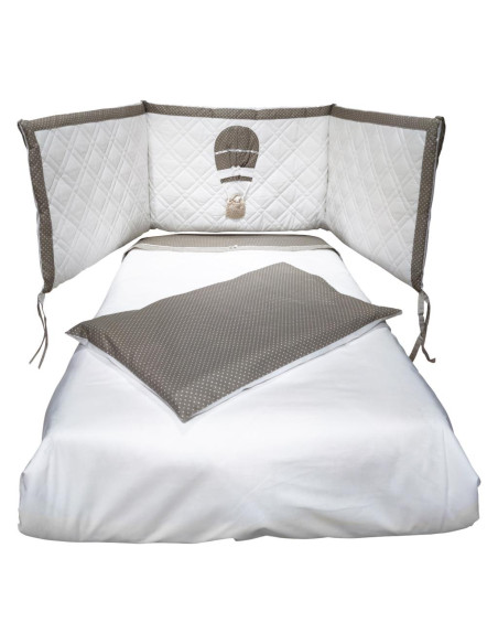 LIU JO BABY COMPLETO COPRIPIUMINO LETTINO DA NEONATO 5 PEZZI - VOLA VOLA