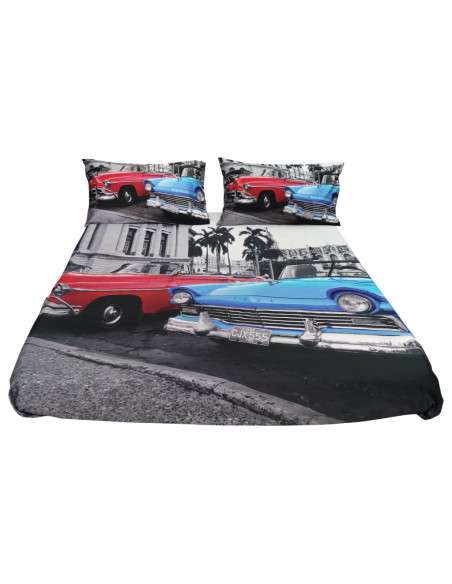 COTTON JOY COMPLETO COPRIPIUMINO MATRIMONIALE IN RASO - CUBA