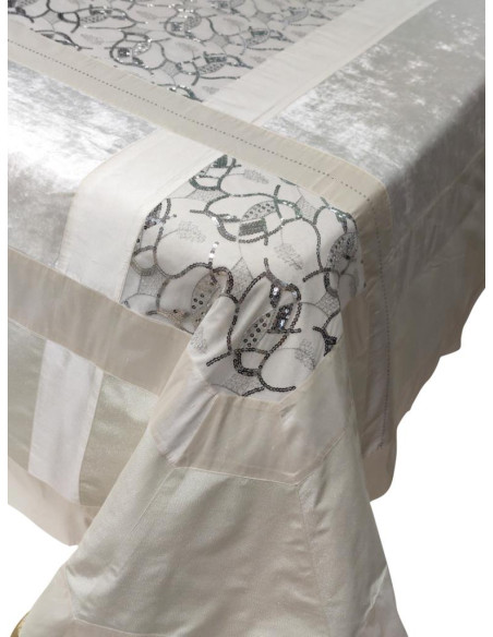 DAVID COPRILETTO MATRIMONIALE 270 X 270 CM CON CUSCINI ARREDO - ELISABETTA