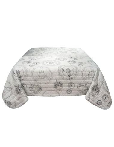 TRUSSARDI TRAPUNTINO MATRIMONIALE DOUBLE FACE -...