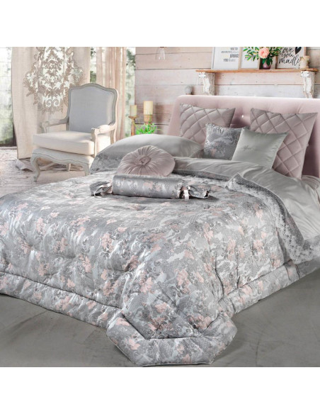 AGOSTINI TRAPUNTA MATRIMONIALE 270 X 270 CM CON CUSCINI ARREDO - INGRID