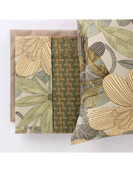 REEVÈR COMPLETO LENZUOLA COPRILETTO MATRIMONIALE - AMARILLIS