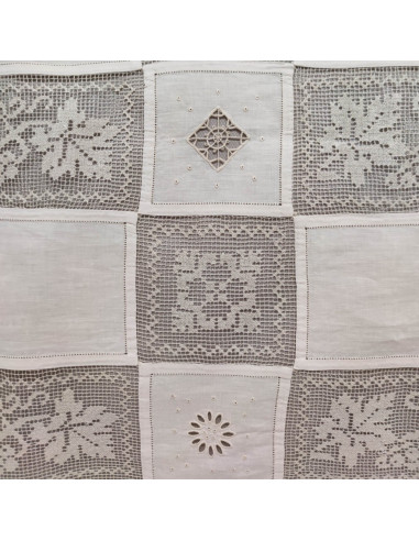 CENTRO DEL RICAMO COPRILETTO MATRIMONIALE IN...