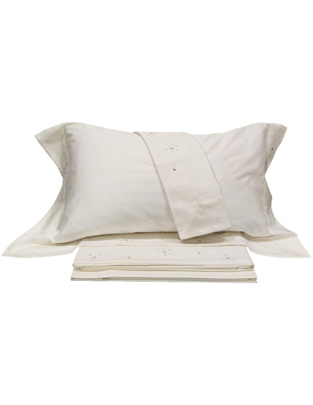 AGOSTINI COMPLETO LENZUOLA MATRIMONIALE IN RASO - SUMATRA